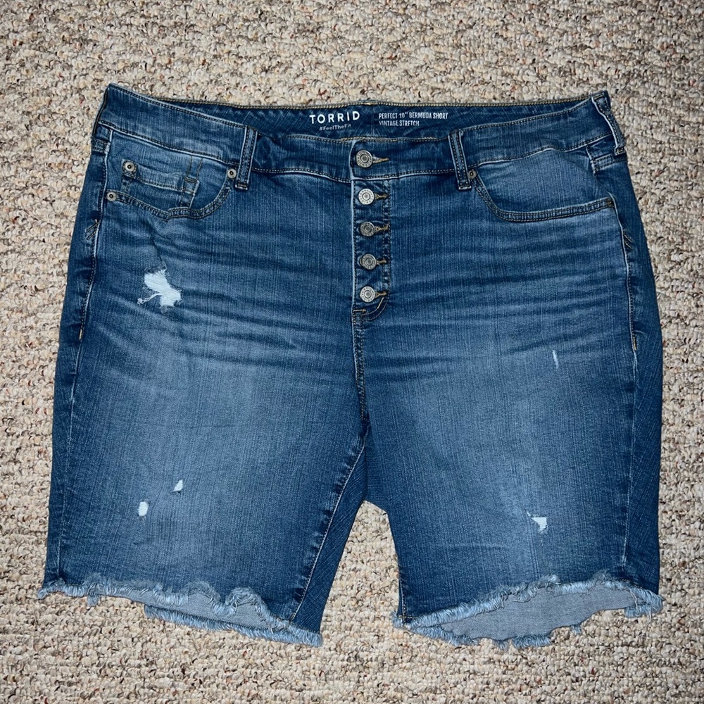 Torrid - Denim Bermuda Shorts